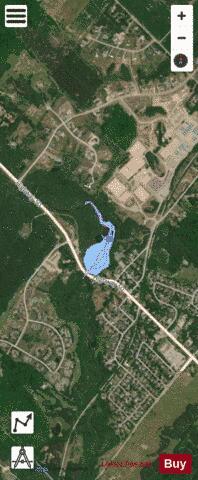 Palgrave Pond depth contour Map - i-Boating App - Satellite