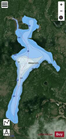 Bittern Lake depth contour Map - i-Boating App - Satellite