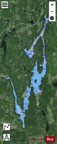 Kaneki Lake depth contour Map - i-Boating App - Satellite