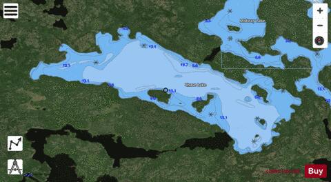 Chase Lake depth contour Map - i-Boating App - Satellite