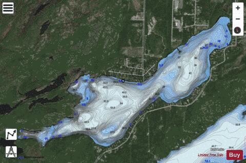 McFarlane Lake depth contour Map - i-Boating App - Satellite