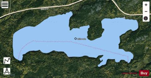 Mills Lake depth contour Map - i-Boating App - Satellite