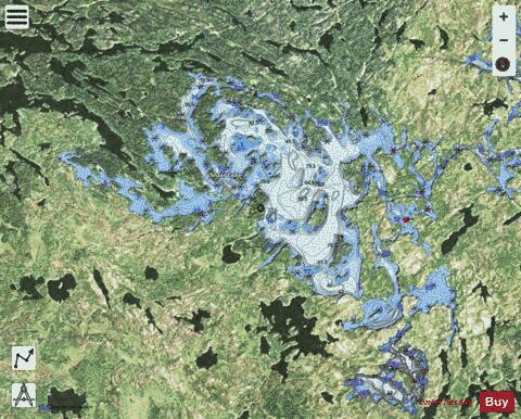 Moar Lake depth contour Map - i-Boating App - Satellite