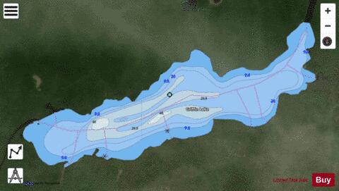 Griffin Lake depth contour Map - i-Boating App - Satellite