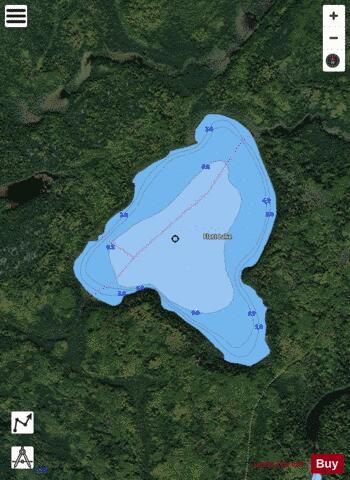 Flatt Lake depth contour Map - i-Boating App - Satellite