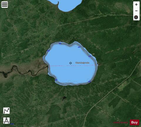 West Neely Lake depth contour Map - i-Boating App - Satellite
