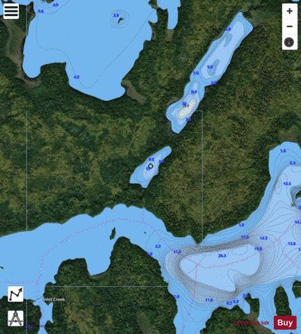 CA_ON_V_103409879 depth contour Map - i-Boating App - Satellite