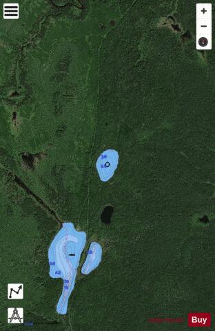Owens Lake 12 depth contour Map - i-Boating App - Satellite
