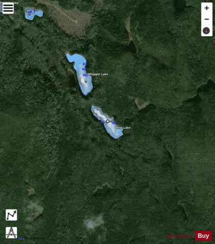 Wine Lake depth contour Map - i-Boating App - Satellite