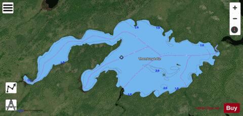 Thornbury Lake depth contour Map - i-Boating App - Satellite