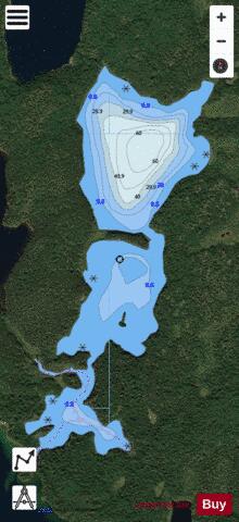 CA_ON_V_103412940 depth contour Map - i-Boating App - Satellite