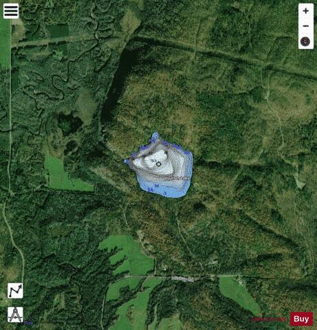 Havilah Lake depth contour Map - i-Boating App - Satellite