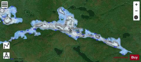 Conacher Lake depth contour Map - i-Boating App - Satellite