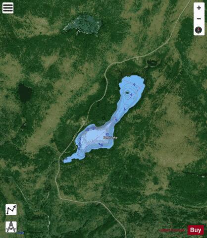 Echo Lake depth contour Map - i-Boating App - Satellite