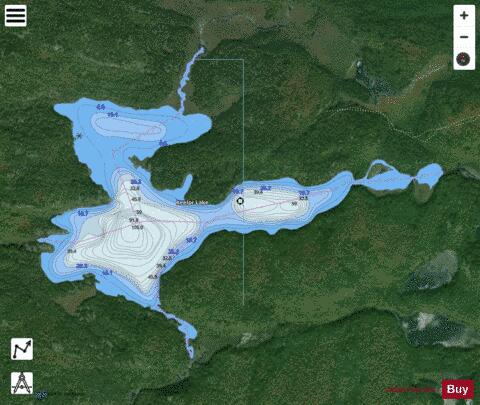Keelor Lake depth contour Map - i-Boating App - Satellite