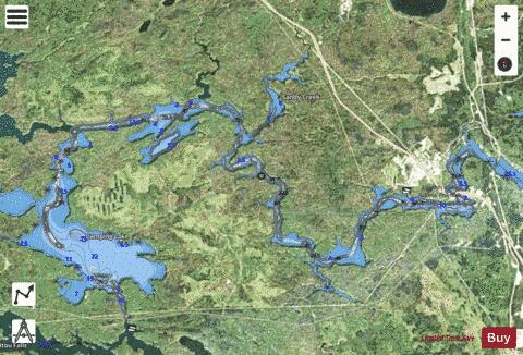 English River depth contour Map - i-Boating App - Satellite