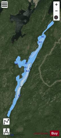 Unnamed 14 depth contour Map - i-Boating App - Satellite