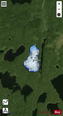 Tory Lake depth contour Map - i-Boating App - Satellite