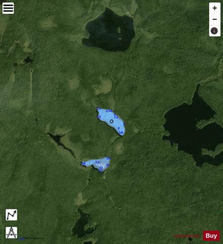 Jay Lake depth contour Map - i-Boating App - Satellite