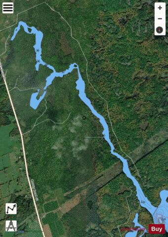 Havelock-Belmont-Methuen depth contour Map - i-Boating App - Satellite