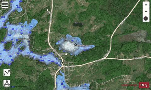 Armstrong Lake depth contour Map - i-Boating App - Satellite