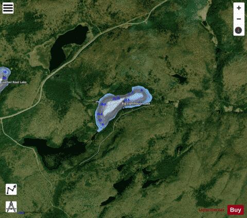 Big Lighthouse Lake depth contour Map - i-Boating App - Satellite