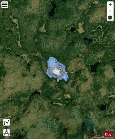 Big Mcgarry Lake depth contour Map - i-Boating App - Satellite