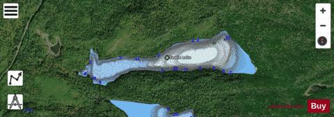 Castle Lake depth contour Map - i-Boating App - Satellite