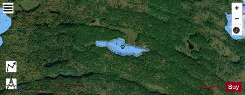 Fagan Lake Anstruther depth contour Map - i-Boating App - Satellite