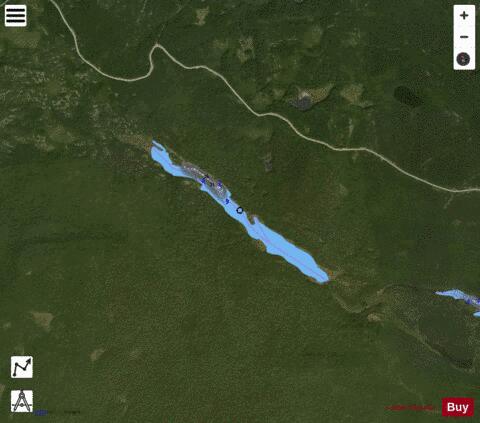 Lake No 19 Roadhouse depth contour Map - i-Boating App - Satellite