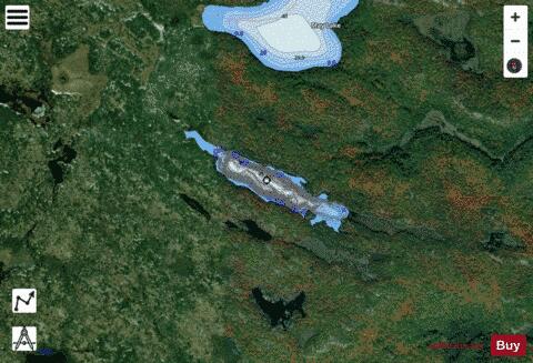 Lake No 5 Gough depth contour Map - i-Boating App - Satellite