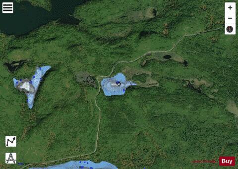 Mckecknie Lake depth contour Map - i-Boating App - Satellite