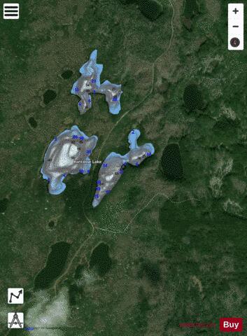 Neannin Lake, Burrows depth contour Map - i-Boating App - Satellite