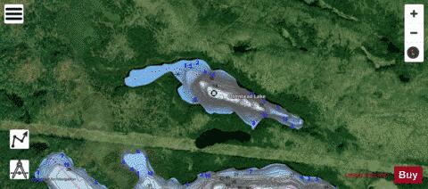 Olmstead Lake depth contour Map - i-Boating App - Satellite