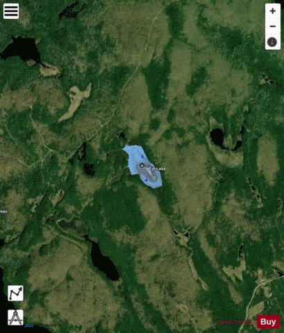 Pat Lake depth contour Map - i-Boating App - Satellite