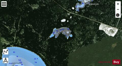 Shrimp Lake depth contour Map - i-Boating App - Satellite