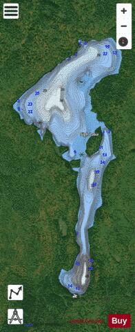 Sigh Lake depth contour Map - i-Boating App - Satellite