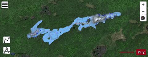 South Quinn Lake depth contour Map - i-Boating App - Satellite