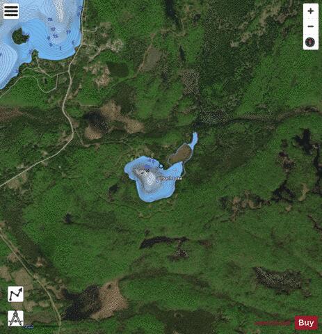Urbach Lake depth contour Map - i-Boating App - Satellite