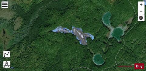 West Chain Lake Mayo depth contour Map - i-Boating App - Satellite