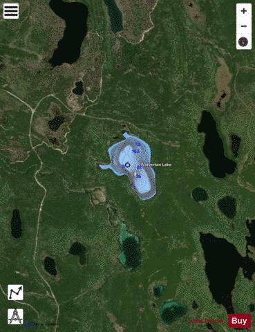 Wolverton Lake depth contour Map - i-Boating App - Satellite
