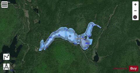 BARRETTE LAC depth contour Map - i-Boating App - Satellite