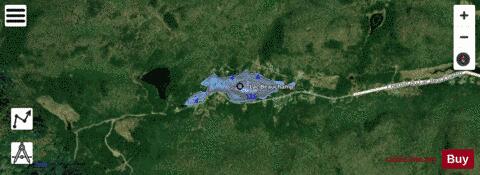Lac Beauchamp depth contour Map - i-Boating App - Satellite