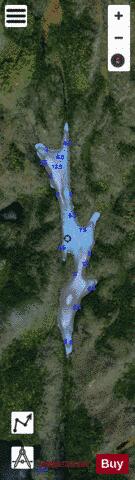 Lac No 97311 depth contour Map - i-Boating App - Satellite