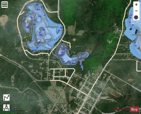 Saint-Joseph, Lac depth contour Map - i-Boating App - Satellite