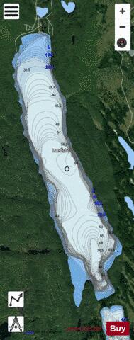 Echo, Lac depth contour Map - i-Boating App - Satellite