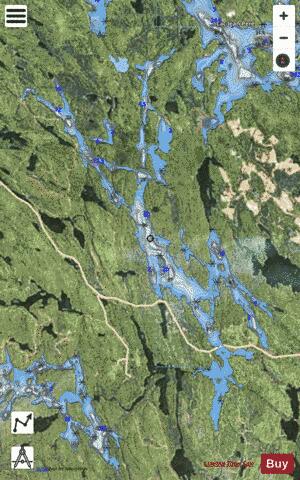 Antostagan, Lac depth contour Map - i-Boating App - Satellite