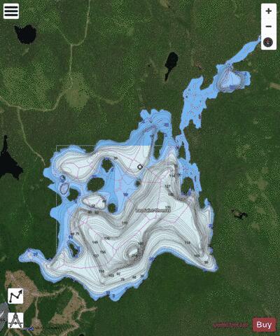 Saint-Thomas, Lac depth contour Map - i-Boating App - Satellite