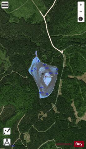 John, Lac a depth contour Map - i-Boating App - Satellite