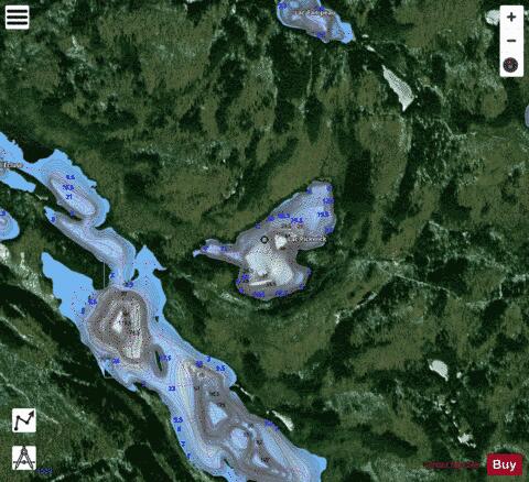 Pickwick, Lac depth contour Map - i-Boating App - Satellite